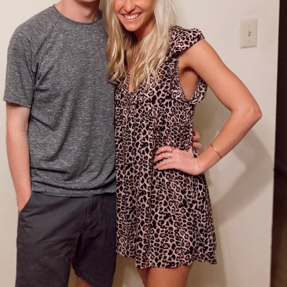 Cheetah romper. Great condition.